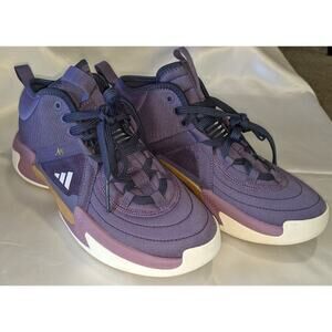 Adidas Candace Parker x Exhibit Select Mid Sneakers Shadow Violet Sz 7.5 IE9338